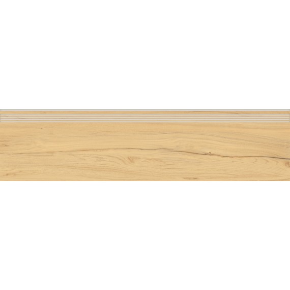 Керамогранит K-2101/SR/st01 Ступень Alleya Медовый 300x1200x10