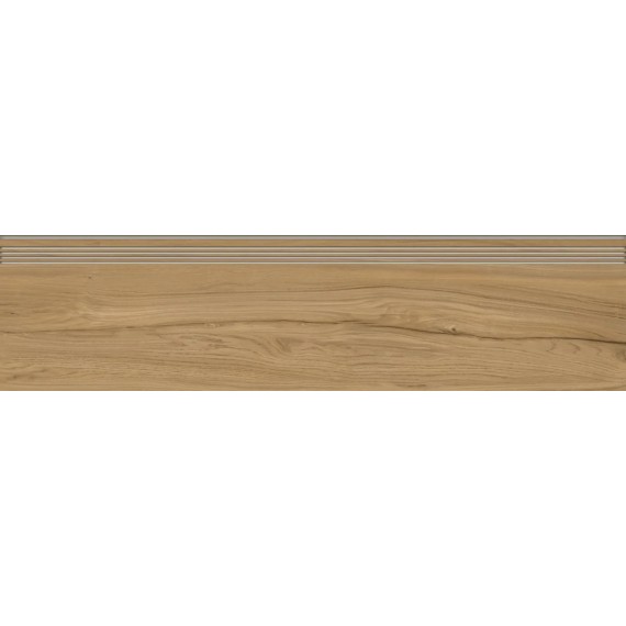 Керамогранит K-2102/SR/st01 Ступень Alleya Коричневый 300x1200x10