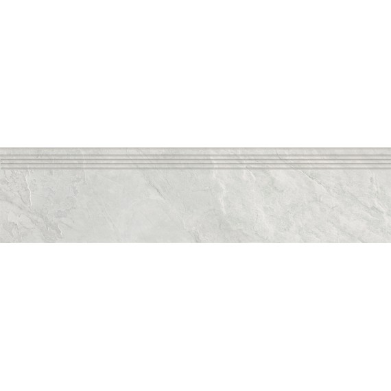 Керамогранит K-2210/SR/st01 Ступень Krater Light Grey 300x1200x10