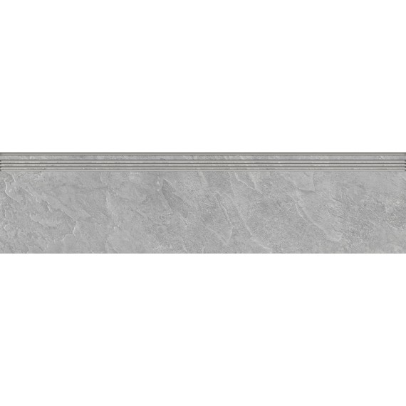 Керамогранит K-2211/SR/st01 Ступень Krater Grey 300x1200x10