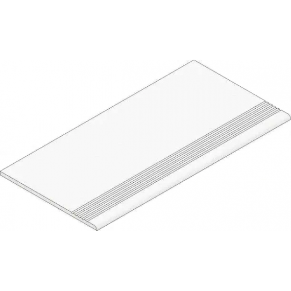 Керамогранит K-2212/SR/st01 Ступень Krater Dark Grey 300x600x9