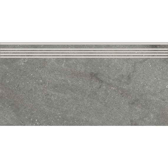 Керамогранит K-2404/MR/st01 Ступень Bereg Светло-серый 300x600x9