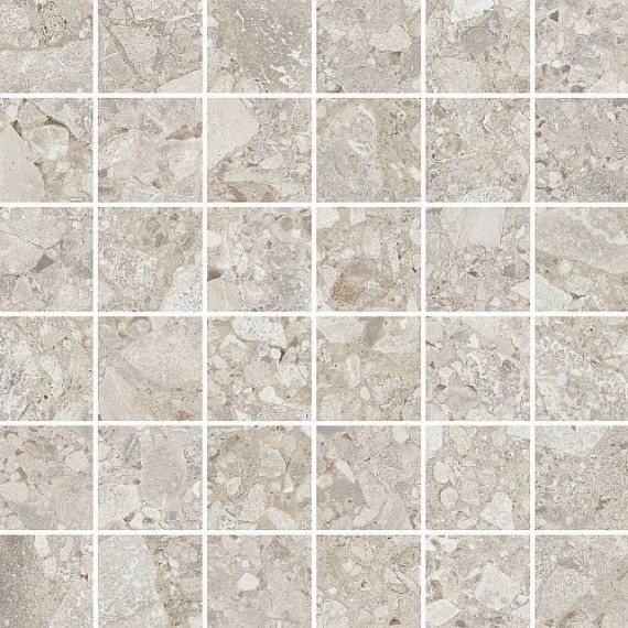 Керамогранит K9474298R001VTE0 Ceppostone Мозаика Норковый Матовый R10B 7Рек 5x5 30х30