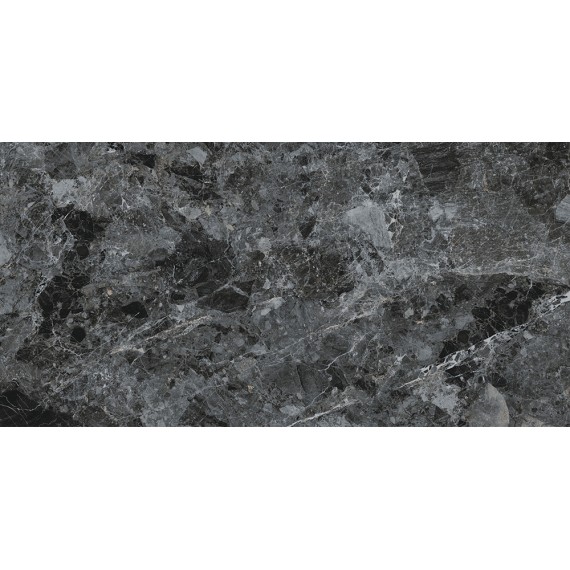 Керамогранит K948087LPR01VTER MarbleS Бреча Черный Лаппато R9 8мм 60x120