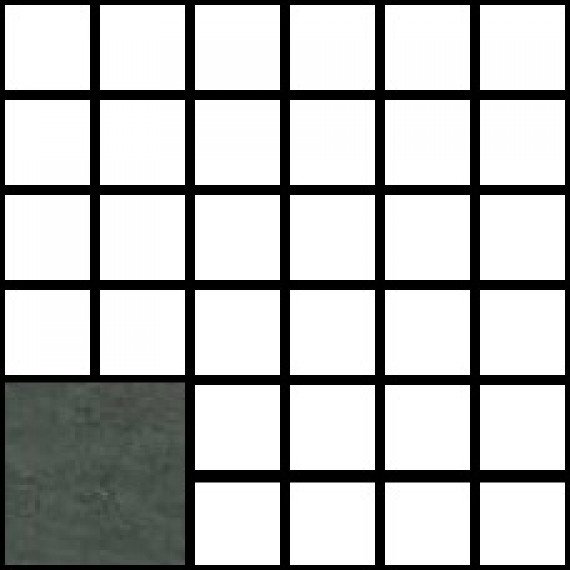 Керамогранит K9519248R001VTE0 Quarstone Мозаика Антрацит 7Рек R10B 5X5 30x30