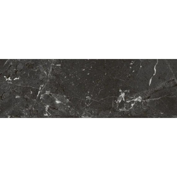 Керамогранит KM3090B0150R Тубкаль чёрный глянцевый обрезной 30x89,5x0,9