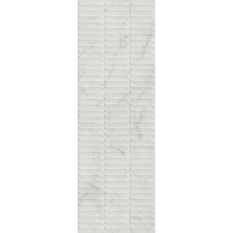 KM3090B0160R Плитка Тубкаль белый глянцевый структура обрезной 30x89,5x1,05