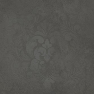 KM4040G0091N Керамогранит Хадду серый тёмный матовый декорированный 40,2x40,2x0,8