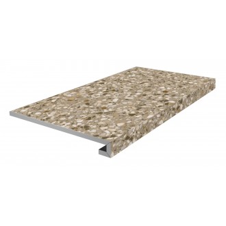 KM6060G0041RGCF Ступени Ступень фронтальная клееная Бричиола бежевый матовый обрезной 33x60x0,9