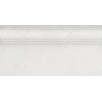 KMB2BLF001BR Бордюр Багет Гране белый матовый обрезной 40x7,3x2,7