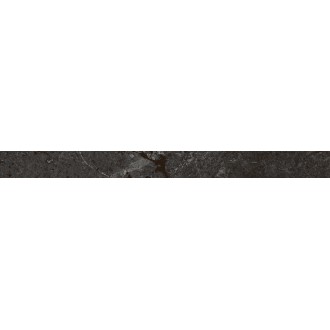KMB2SPA002BR Плитка Бордюр Тубкаль чёрный глянцевый обрезной 30x2,5x1,9