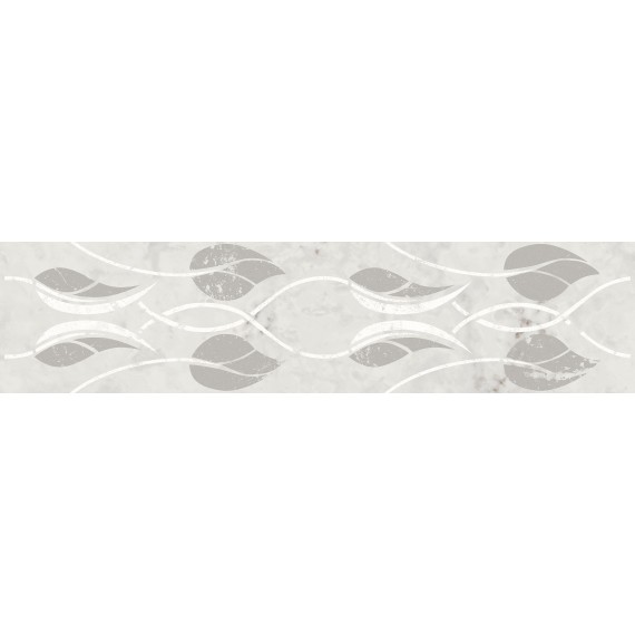 Ступени KMB3STA002BR Плитка Бордюр Тубкаль белый глянцевый обрезной 30x7,2x0,9