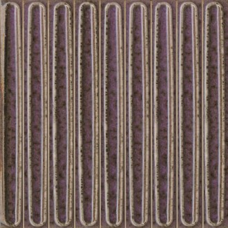 KMD2SOB005BN Плитка Декор чипсет Далия фиолетовый глянцевый 20x20x0,95