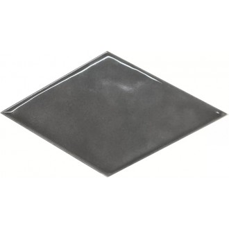 KMD2SRB004BN Плитка Декор Риад серый тёмный глянцевый 13,5x7,8x0,9