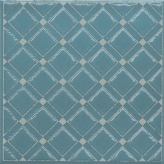 KMD3STA016GN Плитка Декор Бахия 1 бирюзовый глянцевый 9,8x9,8x0,7