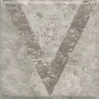 KMD3STA035GN Плитка Декор Спартель 1 серый матовый 9,8x9,8x0,7