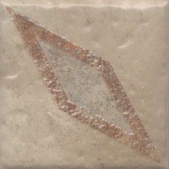 KMD3STA036GN Плитка Декор Спартель 2 бежевый матовый 9,8x9,8x0,7