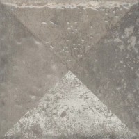 KMD3STA041GN Плитка Декор Спартель 4 серый матовый 9,8x9,8x0,7