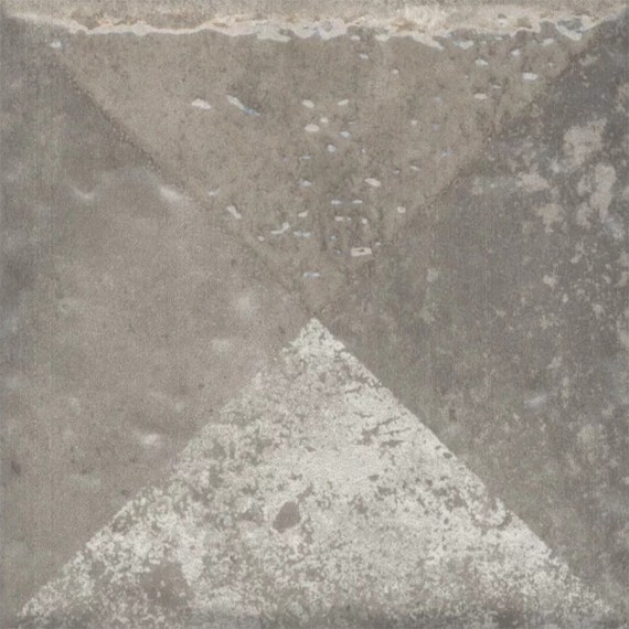 Ступени KMD3STA041GN Плитка Декор Спартель 4 серый матовый 9,8x9,8x0,7