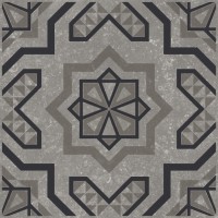 KMD3STA048GN Керамогранит Декор Касабланка серый матовый 20x20x0,8