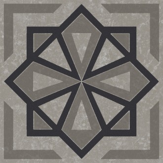 KMD3STA051GN Плитка Декор Касабланка серый матовый 9,8x9,8x0,7