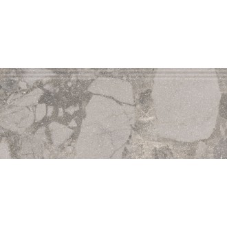 KML2FMF002BR Плинтус Рабат Стоун серый матовый обрезной 30x12x1,3