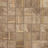 Kamu Beige Metal Mosaico Brillante 30x30