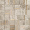 Kamu White Metal Mosaico Brillante 30x30