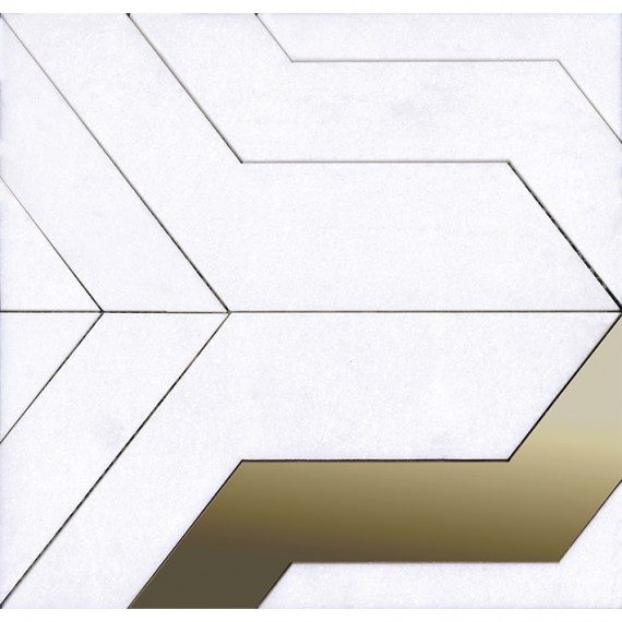 Мозаика L100272844 Focus White Gold 29x28x0.98