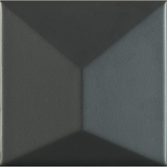 Керамическая плитка L138000361 Faces S3 Negro 12,5x12,5