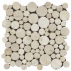 L154201521 Paradise Round Stone Blanco 31,5x31,5