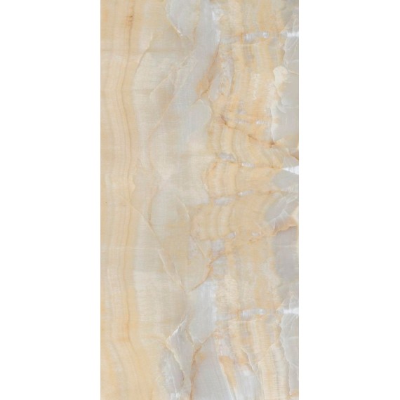 Керамогранит L175289MF6 Onice Oro Levigato 6mm 75x150
