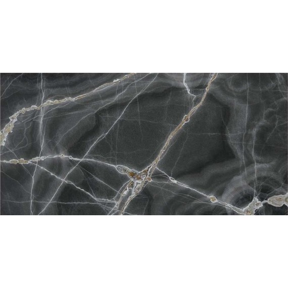 Керамогранит L175563MF6 Керамогранит Marmi Black Onyx Lucido 150x75