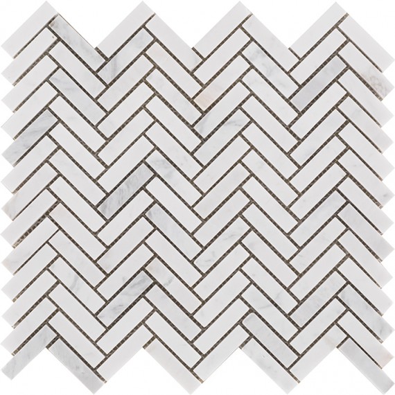 Мозаика L241712831 Lines Minicambric Persian White Classico 25,5x28
