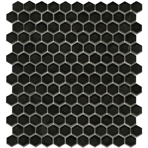 Мозаика L241713451 Air Hexagon Black Matt 27.2x30,4