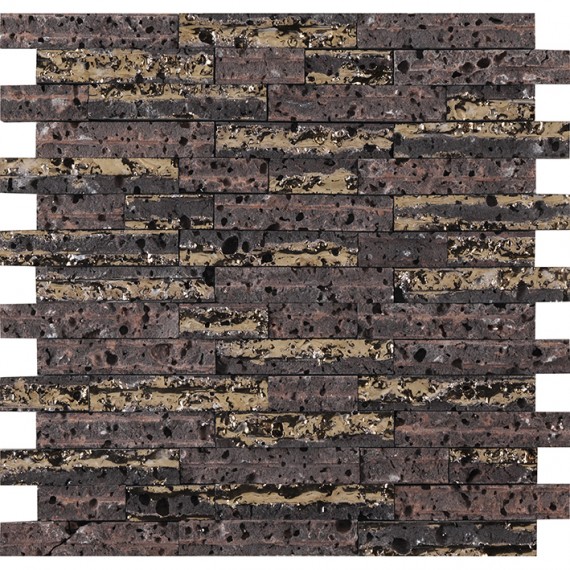 Мозаика L241713821 Elite Lava Stone Brick Gold 30,3x32
