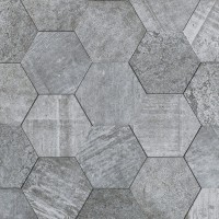 L241713831 Amsterdam 2D Hexagon Grey 19x19