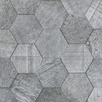 L241713831 Amsterdam 2D Hexagon Grey 19x19