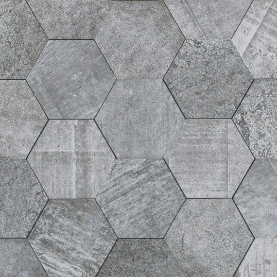 Керамогранит L241713831 Amsterdam 2D Hexagon Grey 19x19