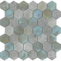 L241715271 Worn Hexagon Verdigris 30x30,5