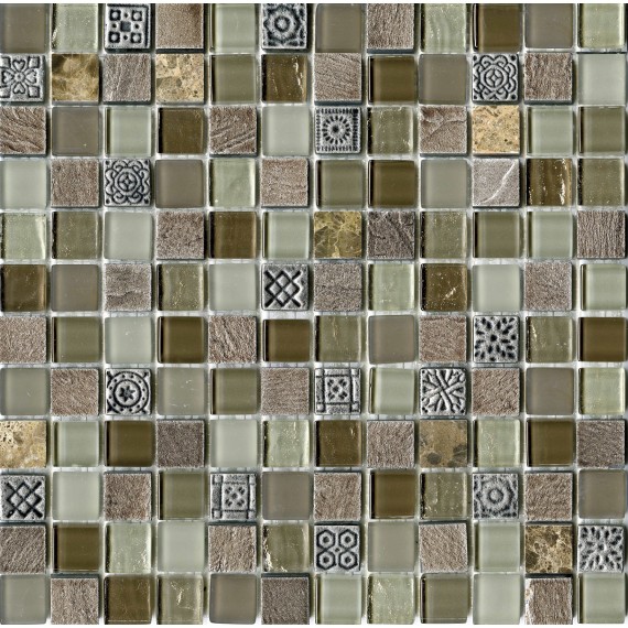 Мозаика L242521741 Tecno Glass Country 2.1x2.1 G-522 29,6x29,6x0,8