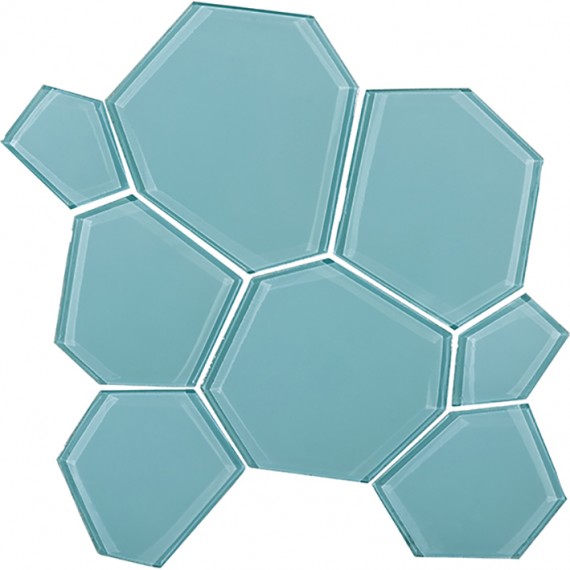 Мозаика L242522321 Hexcube Blue 30x29,5