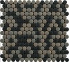 L244006761 Glaze Dots Greys/Black Matt 31,5x29