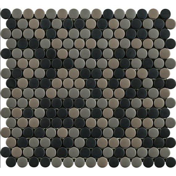 Мозаика L244006761 Glaze Dots Greys/Black Matt 31,5x29