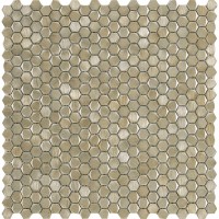 L244008671 Gravity Aluminium Hexagon Gold 30.7x30.4x04