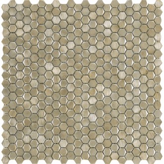 L244008671 Gravity Aluminium Hexagon Gold 30.7x30.4x04