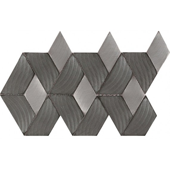 Мозаика L244008771 GRAVITY ALUMINIUM BRAID METAL TITANIUM 35,8x23,7x0,4