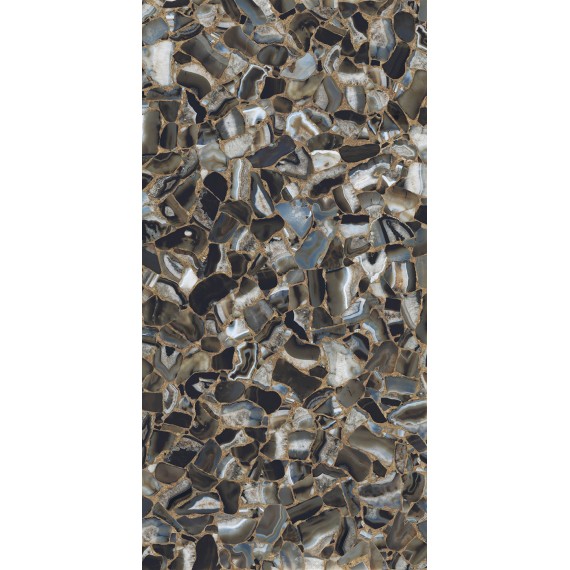 Керамогранит L315447MF6 Agata Black Lucido 300*150 