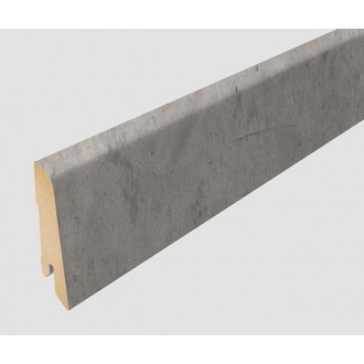 L477 Плинтус МДФ Бетон Чикаго светло-серый