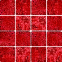 LEO-4 стеклянная мозаика на сетке 4.8х4.8 30х30